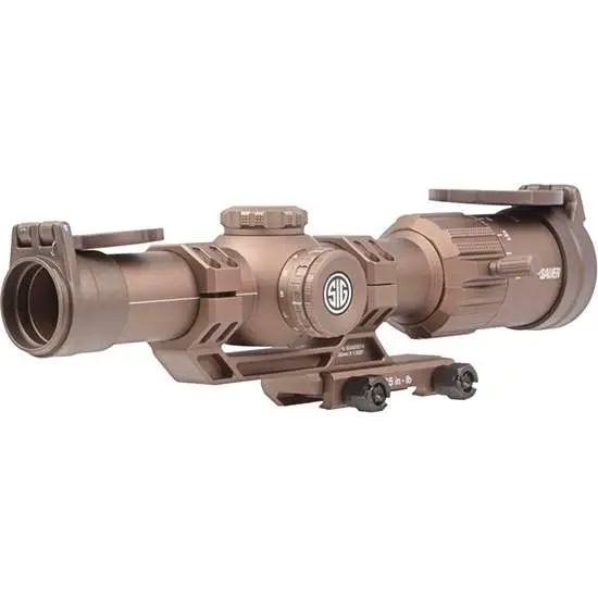 SIG SAUER TANGO MSR 1-6X24 SCOPE 30MM SFP ILLUMINATED MSR BDC8 RETICLE, 0.5MOA COYOTE W/ MOUNT - Image 3