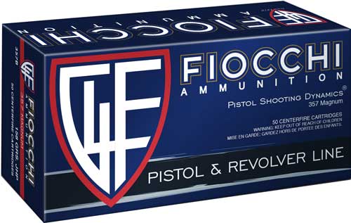 FIOCCHI 357 MAG 158GR JHP - 50RD 20BX/CS
