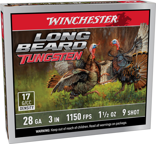 WINCHESTER LONG BEARD TS17 - 28GA 3" 1/1/2OZ #9 5RD 10BX/CS