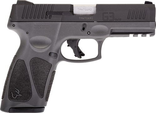 TAURUS G3 9MM 15-SHOT 3-DOT - ADJ. GREY/BLACK POLYMER