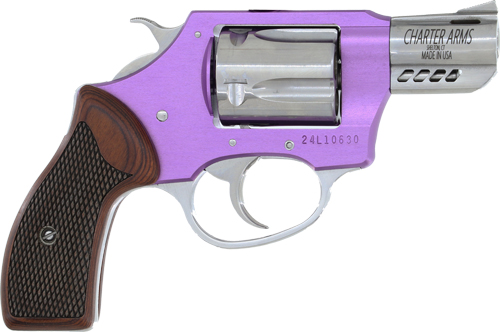 CHARTER ARMS COYOTE 2" 380 ACP - PORTED LAVENDER/HI POLISH