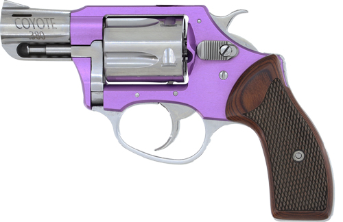 CHARTER ARMS COYOTE 2" 380 ACP - PORTED LAVENDER/HI POLISH - Image 2