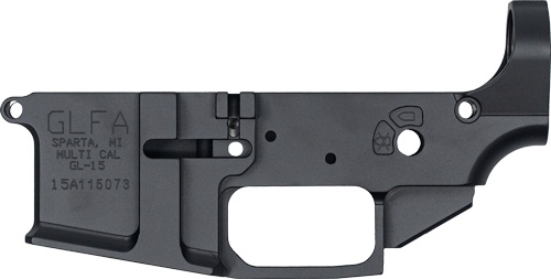 GLFA AR-15 STRIPPED LOWER - RECEIVER ALUMINUM BLACK