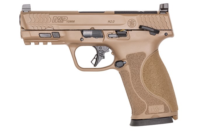 SMITH & WESSON M&P 10MM M2.0 PSTL FDE 4" 2-15RD MAGS