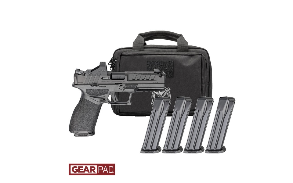 SPRINGFIELD ARMORY ECHELON 4.0C COMP CMPCT 9MM PISTOL U DOT GEAR PAC VIRIDIAN RFX11,BAG,4MAGS