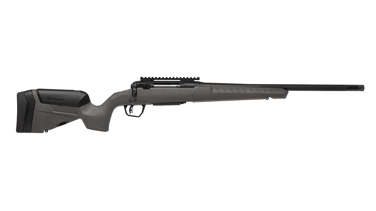 SAVAGE 110 TRAILBLAZER 300WM RIFLE 22" FLUTED/T.B. FDG, TROPHY STOCK, 4RD