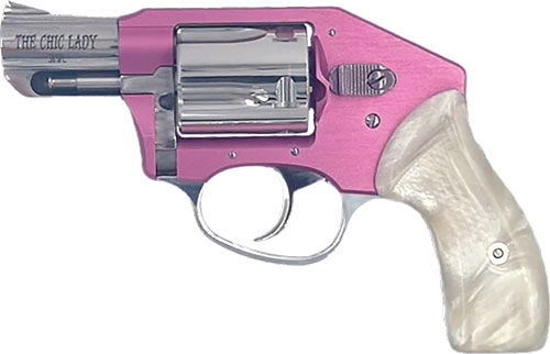 CHARTER ARMS CHIC LADY 38SPL – OFF DUTY 2″ PINK/POLISH W/CASE