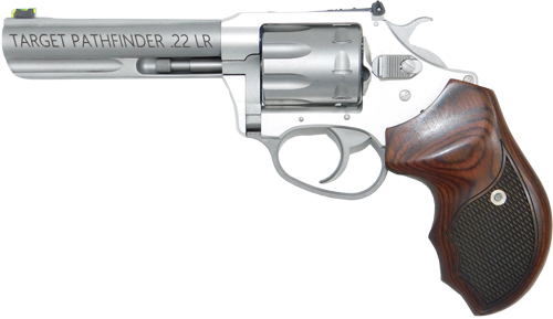 CHARTER ARMS PATHFINDER 22LR – ROSE WOOD GRIPS 4.2″ ADJ S/S