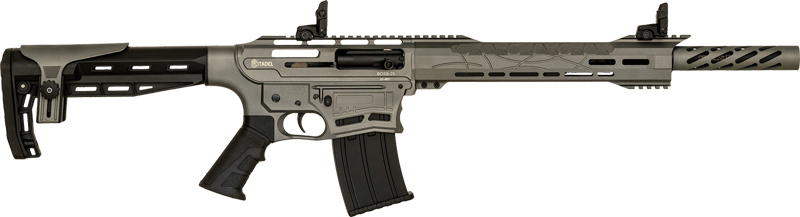 CITADEL BOSS25 12GA 3" 18.75" - TUBED MUZZLE BRAKE TAC GRAY