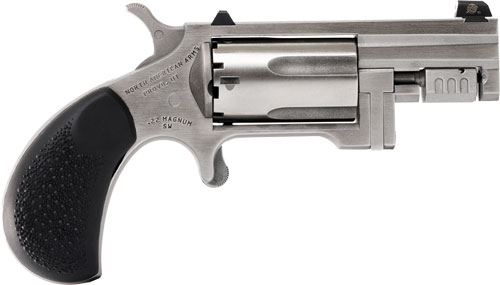 NAA SENTINEL MINI-REVOLVER - 22WMR 1 5/8" WHITE DOT SS SYN