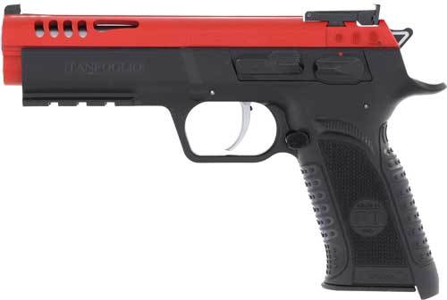 TANFOGLIO FORCE 22LR 4.4" - POLY FRAME RED STEEL SLIDE - Image 2